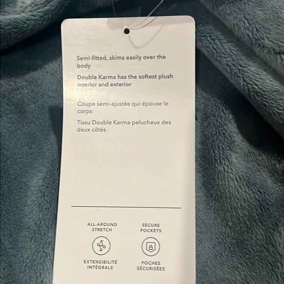 512. NWT Athleta Recover Stretch Fleece Full Zip - Picture 8 of 8